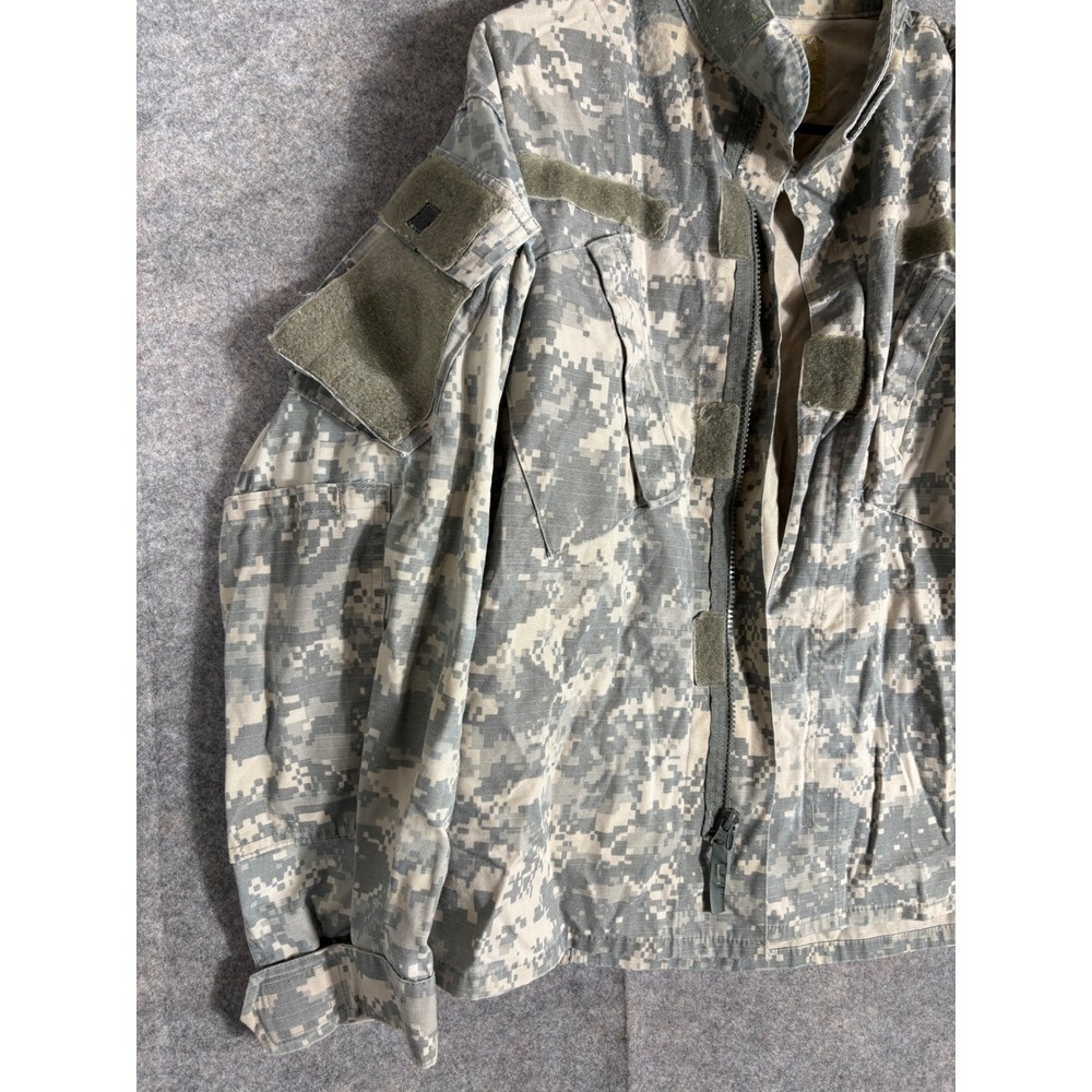 US Army Combat Uniform Jacket ACU Digital Camo Mens Military Field Coat - Picture 2 of 12